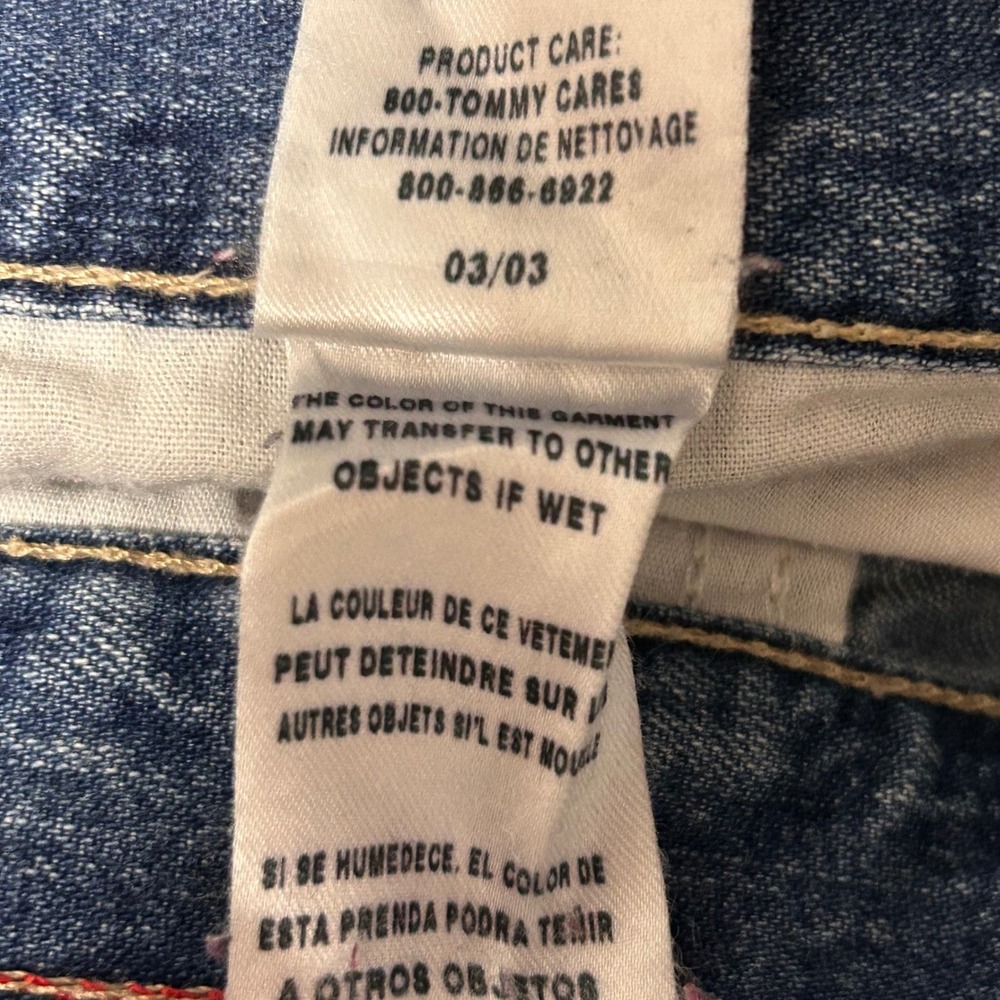 Tommy Hilfiger Jeans Classic Fit Y2K Vintage 2003 High Rise Size 4 - 29x29 - Picture 10 of 10